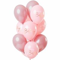 Latexové balonky Elegant Lush Blush 30 cm - 12 ks