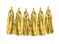 Girlanda strapce zlaté - 150 cm