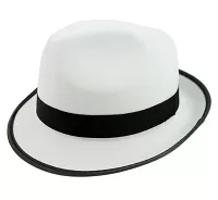 Klobouk Mafián bílý
