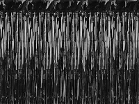 Černý party závěs 100 x 200 cm
