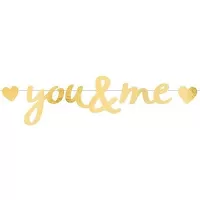 Party nápis Everyday Love You and Me 92 cm