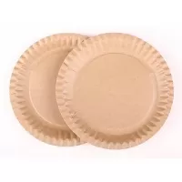 Papírový talíř KRAFT 23 cm - 100 ks