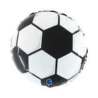 Fóliový balónik Futbalová lopta kruh 46 cm