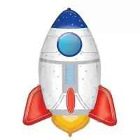 Fóliový balónik Raketa 70 cm