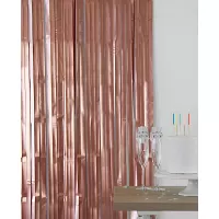 Matný rosegold závěs 100 x 200 cm