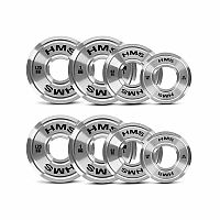 Súprava oceľových olympijských kotúčov HMS TOS 2 x 0,25 - 1,25 kg (6 kg)