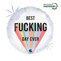 Fóliový balónik Best F-cking day Ever 45 cm