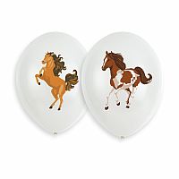 Latexové balonky - koně, 6 ks - 27,5cm