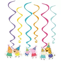 Závěsné spirály Prasátko Peppa Party 6ks