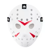 Halloween maska Pátek 13. - bílá
