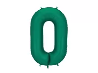 Foliová číslice tmavě zelená 0 - 86cm