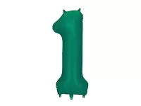 Foliová číslice tmavě zelená 1 - 86cm