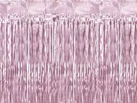 Party závěs světle růžový 90 x 250 cm