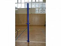 Volejbalové stĺpiky (KOMAXIT) - interiér, priem.102 mm, bez púzdier a viečok (CERTIFIKÁT)