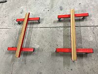 Súprava pojazdov pre telocvičné náradie (koza, kôň, kladina)