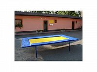 Trampolína telocvičná 3,6x2,15 m, kovové pružiny
