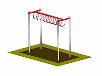 Rúčkovacie zostava V1 - WK15, Workoutový prvok