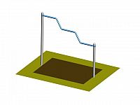 Viacúrovňová hrazda  WK23, Workoutový prvek