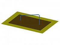 Zábradlie šikmé - preskokové WK24, Workoutový prvok