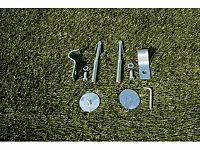 Kotvenie bránky 3x2 m proti prevráteniu do betónovej pätky vo voľných plochách