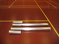 Tenisové stĺpiky (ZN) prům.102 mm + púzdra a viečka, (CERTIFIKÁT)
