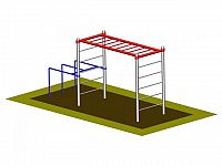 Rebriny a dvojbradlá, výška pádu do 2.4 m WK26 a, Workoutový prvok