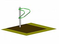 Samostatné bradlá na stĺpik WK16, Workoutový prvok