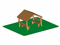 Posedenie bez stola AW11a, AKÁT, Workoutový prvok