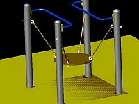 Balancujúce plošina WK27_Workoutový prvok