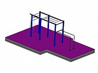 Zostava Workout WHS05 - jacklové stojky