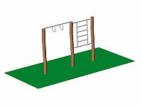 Pevné kruhy a rebrina AW04, AKÁT, Workoutový prvok