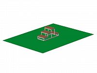 Schody na posilňovanie nôh AW07, AKÁT, Workoutový prvok