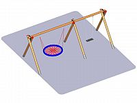 Hojdačka 2x (dvojhojdačka), variant 3 (DH 3a)