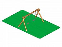 DHA03 - Dvojhojdačka reťazová, variant 1 (v páde do 1 m)