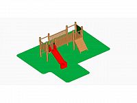 DHA09 - Zostava 2 veže, variant 2 (v páde do 1.45 m)
