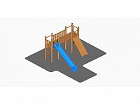 DHA09 - Zostava 2 veže, variant 3 (v páde do 1.75 m)