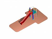 Šmykľavka s plošinou 1000 (DHL 7b)