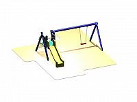 Hojdačka so šmykľavkou, variant 2 (DH 5)