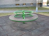 Kolotoč - SC kovo - so sedačkou PLAST (dvojitý lak) - DHK 5 - variant 1