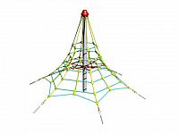 Lanová pyramída SC - výška 2,5 m, výška pádu 1,0 m, 6 zámkov