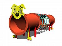 Preliezačka PSÍK stredná (2 preliezacie tunely + 1 lanový tunel)