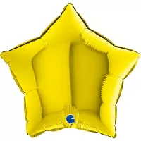 Fóliový balónik hviezda žltá 46 cm