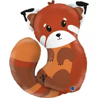 Foliový balonek Červená Panda 71cm