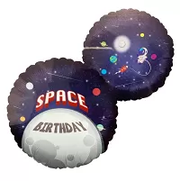 Fóliový balónik Space Birthday kozmonaut 46 cm