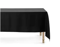 Černý obdélníkový ubrus pro slavnostní příležitosti 180 x 300 cm