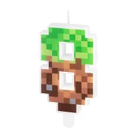 Dortová svíčka číslice Minecraft 8
