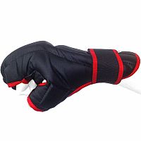 Rukavice Kung-fu PU597 EFFEA čierno-červené veľ. M