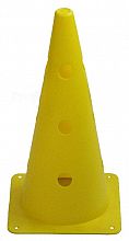 Kužele kopaná 38 cm RICHMORAL dierované žlté