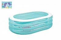 Bazén INTEX 57482 nafukovací OVÁL transparentný 163 x 107 x 46 cm