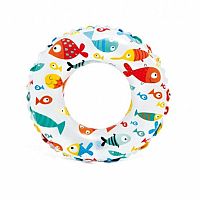Kruh plavecký INTEX 59241 61cm MORSKÝ POTLAČ